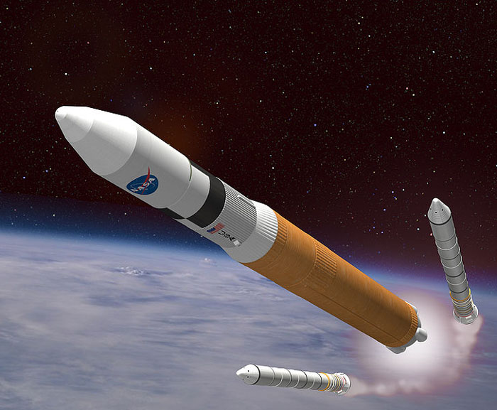 Il razzo vettore Ares V del programma Constellation