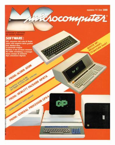 Copertina del numero di MCmicrocomputer contenente l'articolo