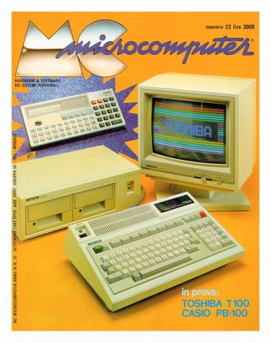 Copertina del numero di MCmicrocomputer contenente l'articolo