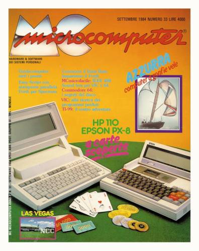 Copertina del numero di MCmicrocomputer contenente l'articolo