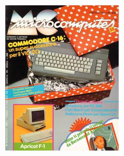 Copertina del numero di MCmicrocomputer contenente l'articolo