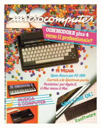 Copertina del numero di MCmicrocomputer contenente l'articolo