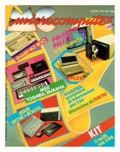Copertina del numero di MCmicrocomputer contenente l'articolo