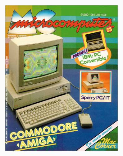Copertina del numero di MCmicrocomputer contenente l'articolo