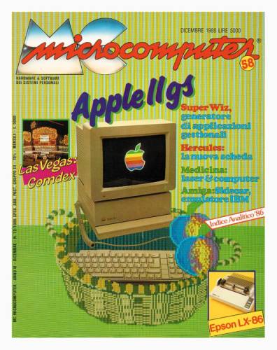 Copertina del numero di MCmicrocomputer contenente l'articolo