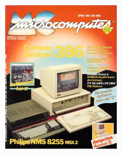 Copertina del numero di MCmicrocomputer contenente l'articolo