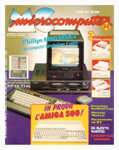 Copertina del numero di MCmicrocomputer contenente l'articolo