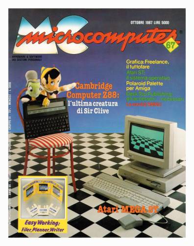 Copertina del numero di MCmicrocomputer contenente l'articolo