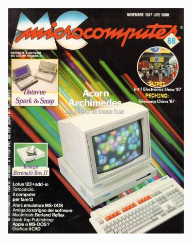 Copertina del numero di MCmicrocomputer contenente l'articolo