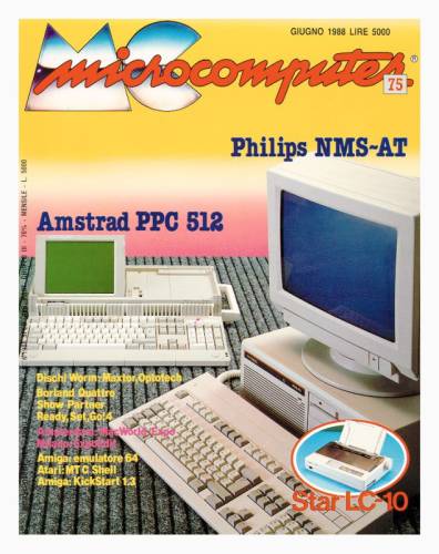 Copertina del numero di MCmicrocomputer contenente l'articolo
