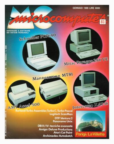 Copertina del numero di MCmicrocomputer contenente l'articolo