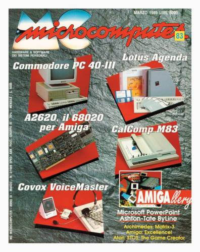 Copertina del numero di MCmicrocomputer contenente l'articolo