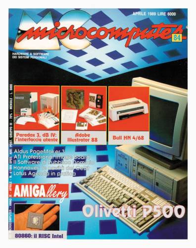 Copertina del numero di MCmicrocomputer contenente l'articolo