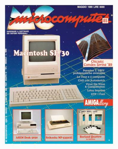 Copertina del numero di MCmicrocomputer contenente l'articolo