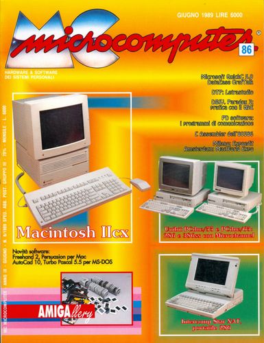 Copertina del numero di MCmicrocomputer contenente l'articolo