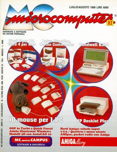 Copertina del numero di MCmicrocomputer contenente l'articolo