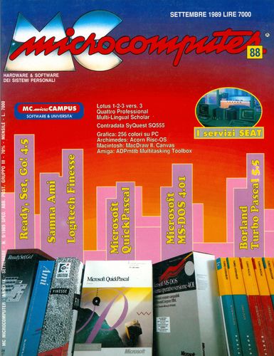 Copertina del numero di MCmicrocomputer contenente l'articolo