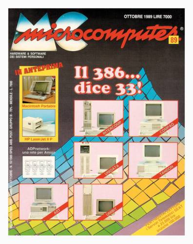 Copertina del numero di MCmicrocomputer contenente l'articolo