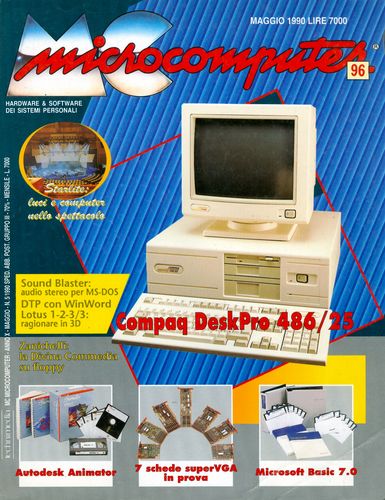 Copertina del numero di MCmicrocomputer contenente l'articolo