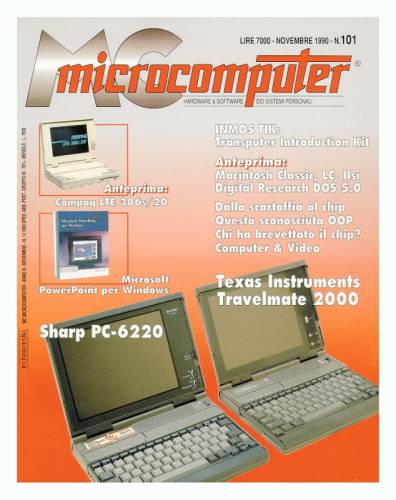 Copertina del numero di MCmicrocomputer contenente l'articolo