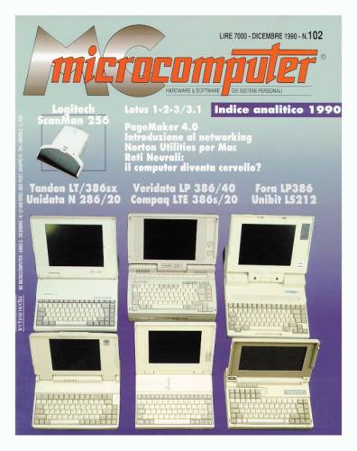 Copertina del numero di MCmicrocomputer contenente l'articolo