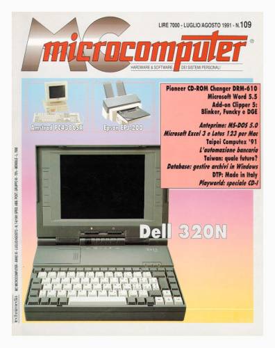 Copertina del numero di MCmicrocomputer contenente l'articolo