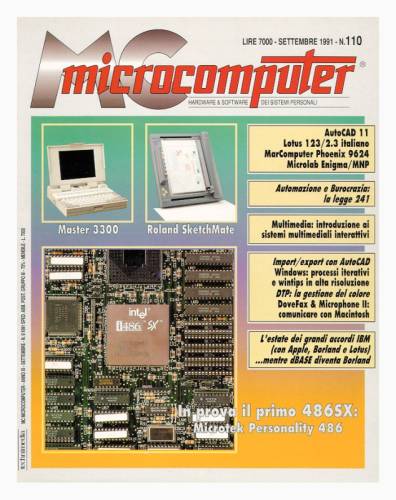 Copertina del numero di MCmicrocomputer contenente l'articolo