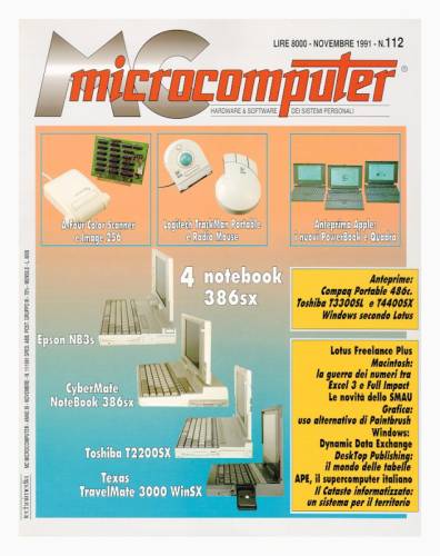 Copertina del numero di MCmicrocomputer contenente l'articolo