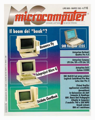 Copertina del numero di MCmicrocomputer contenente l'articolo