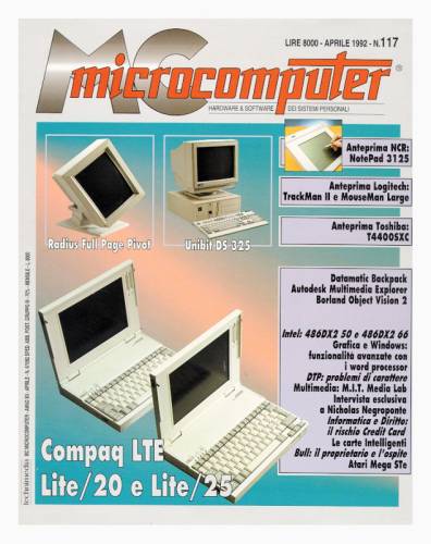 Copertina del numero di MCmicrocomputer contenente l'articolo