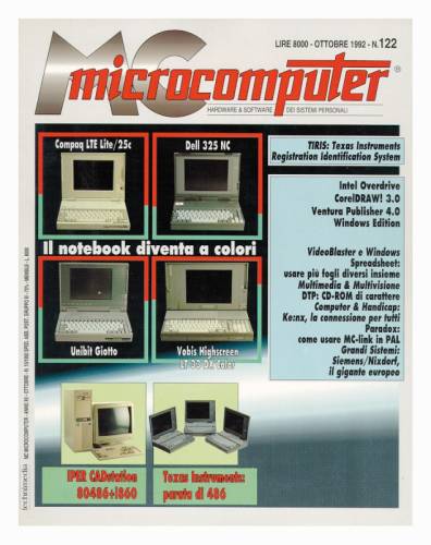 Copertina del numero di MCmicrocomputer contenente l'articolo