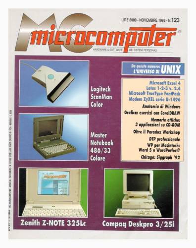 Copertina del numero di MCmicrocomputer contenente l'articolo