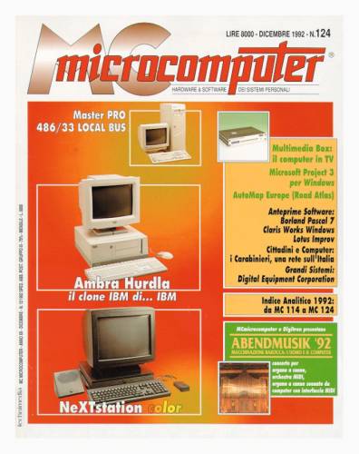 Copertina del numero di MCmicrocomputer contenente l'articolo