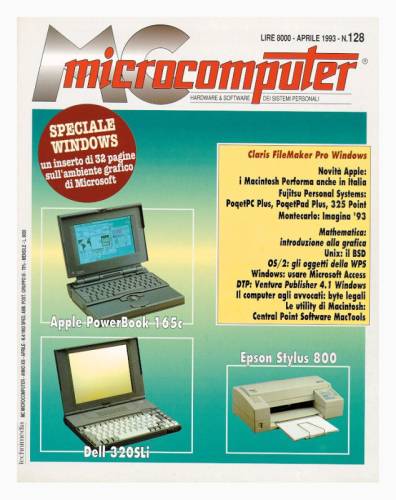 Copertina del numero di MCmicrocomputer contenente l'articolo