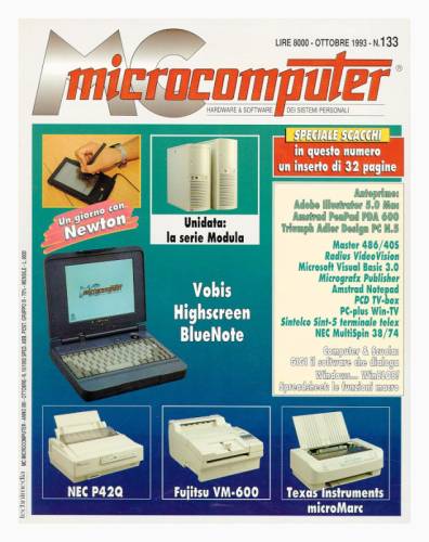 Copertina del numero di MCmicrocomputer contenente l'articolo