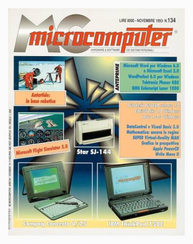 Copertina del numero di MCmicrocomputer contenente l'articolo