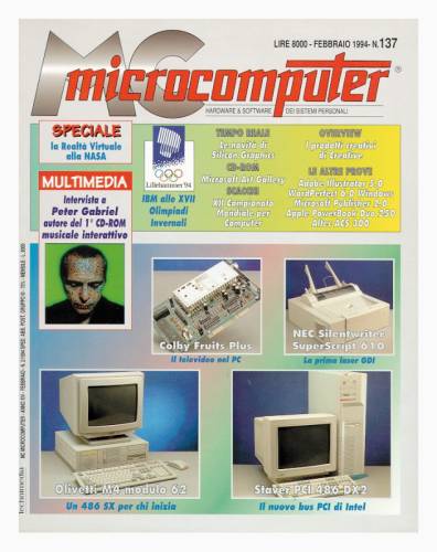 Copertina del numero di MCmicrocomputer contenente l'articolo