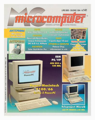 Copertina del numero di MCmicrocomputer contenente l'articolo