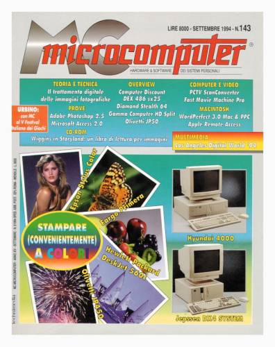 Copertina del numero di MCmicrocomputer contenente l'articolo