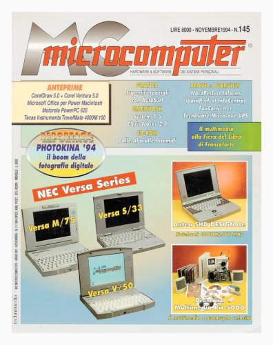 Copertina del numero di MCmicrocomputer contenente l'articolo