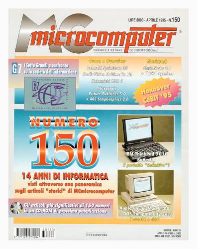 Copertina del numero di MCmicrocomputer contenente l'articolo