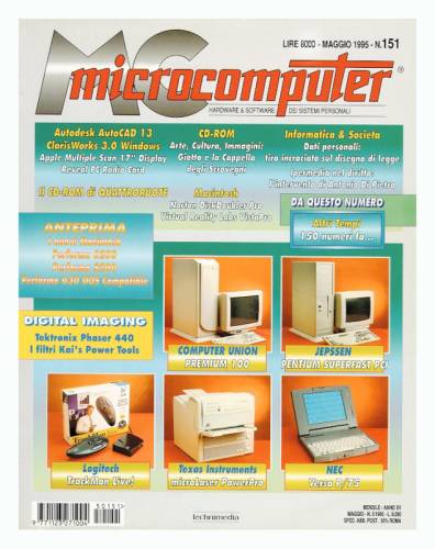 Copertina del numero di MCmicrocomputer contenente l'articolo