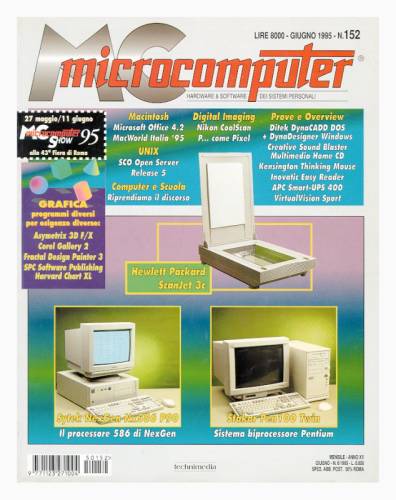 Copertina del numero di MCmicrocomputer contenente l'articolo