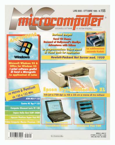 Copertina del numero di MCmicrocomputer contenente l'articolo