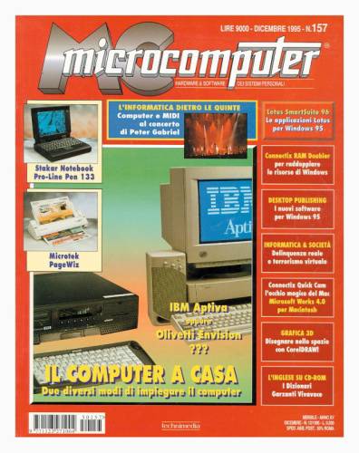 Copertina del numero di MCmicrocomputer contenente l'articolo