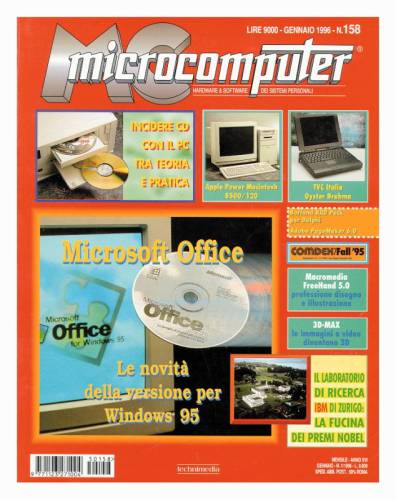 Copertina del numero di MCmicrocomputer contenente l'articolo