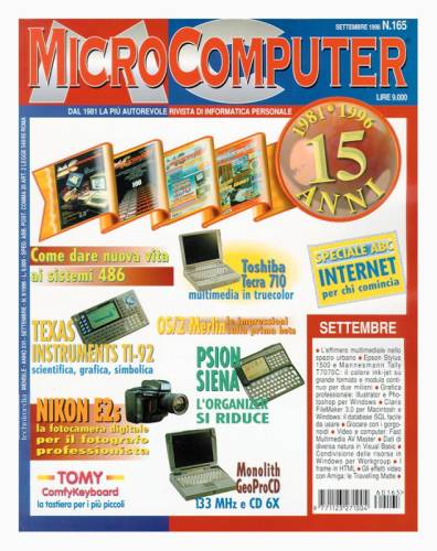 Copertina del numero di MCmicrocomputer contenente l'articolo