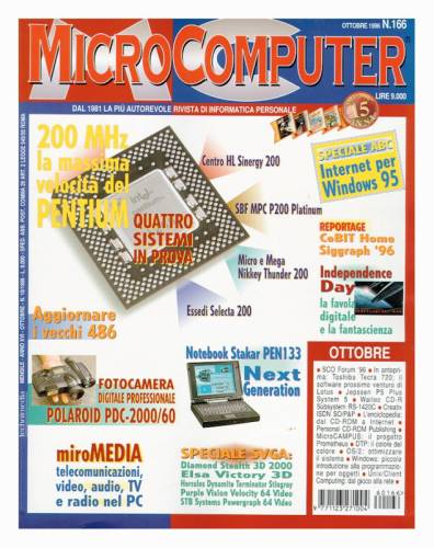 Copertina del numero di MCmicrocomputer contenente l'articolo