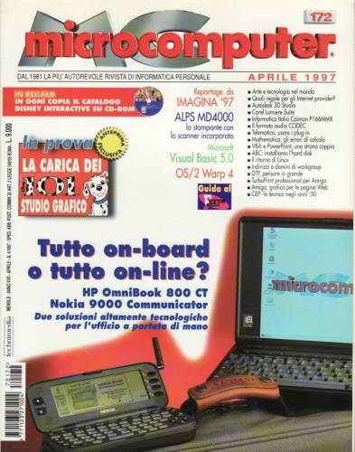 Copertina del numero di MCmicrocomputer contenente l'articolo