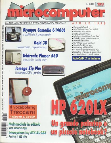 Copertina del numero di MCmicrocomputer contenente l'articolo